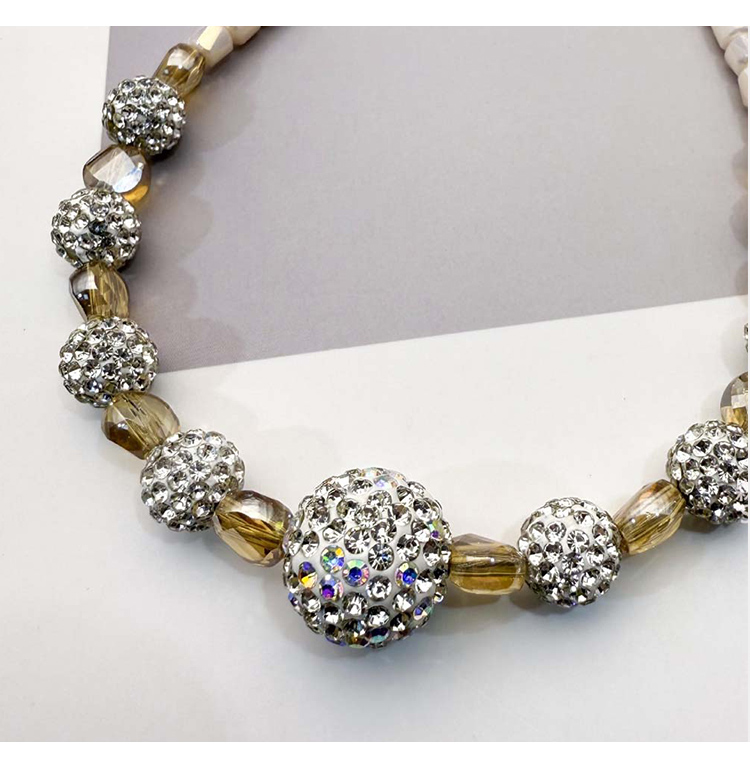 Mini Faceted Beaded Crystal Phone Strap – 5 Color Variants – Rhinestone Accent – OEM Available