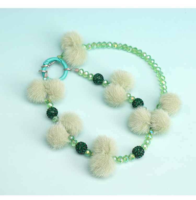 Acrylic Yarn Flower Phone Charm – 11