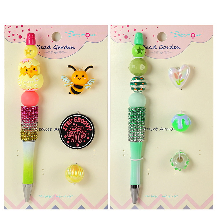 DIY Beaded Pen Kit – Mushroom