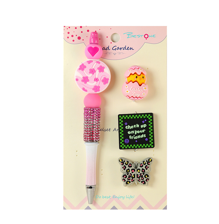 DIY Beaded Pen Kit – Mushroom