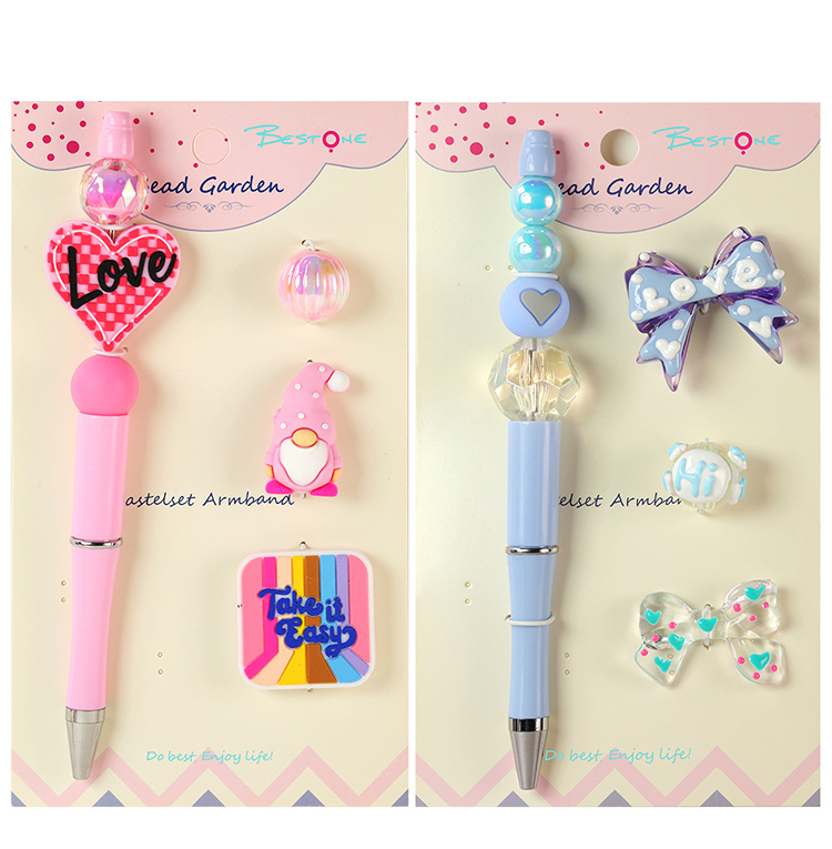 DIY Beaded Pen Kit – Chick, Mushroom