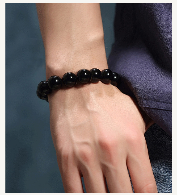 Beaded Bracelet Set with Natural Stone, Stainless Steel Spacer