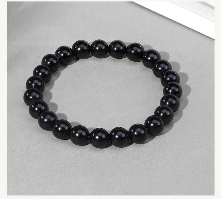 Beaded Bracelet Set with Natural Stone, Stainless Steel Spacer