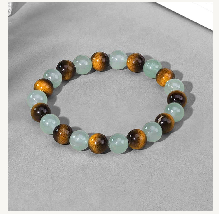 Multi-Stone Beaded Bracelets 8mm – Jade, Garnet, Rose Quartz, Apatite, Citrine, Tiger Eye, Aventurine, Moonstone – Mixed Gemstone Healing Jewelry 18cm Stretch Wholesale