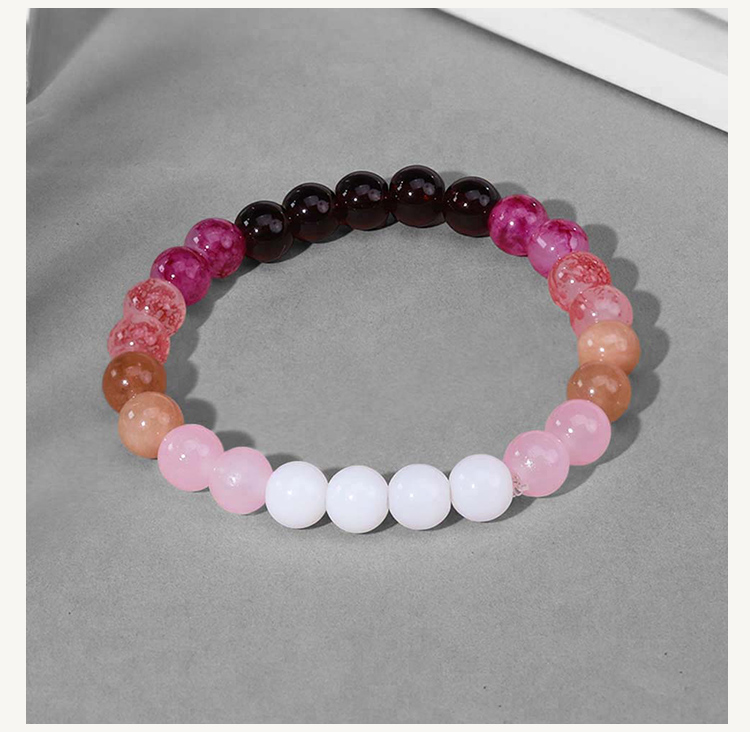 Multi-Stone Beaded Bracelets 8mm – Jade, Garnet, Rose Quartz, Apatite, Citrine, Tiger Eye, Aventurine, Moonstone – Mixed Gemstone Healing Jewelry 18cm Stretch Wholesale