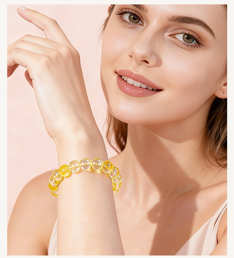 8mm Glass Beaded Bracelet – Mixed Colors, Shiny 8mm Glass Beaded Bracelet – Mixed Colors, Shiny