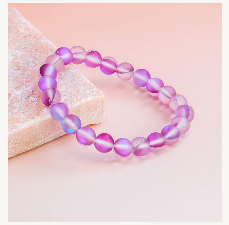 8mm Frosted Glass Beaded Bracelet – Shiny Round Beads in Multiple Colors – Fashion Jewelry Gift for Women 8mm Frosted Glass Beaded Bracelet – Shiny Round Beads in Multiple Colors – Fashion Jewelry Gift for Women