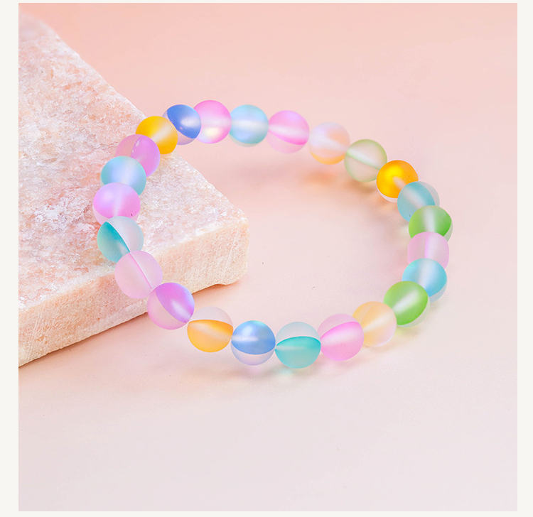 8mm Frosted Glass Beaded Bracelet – Shiny Round Beads in Multiple Colors – Fashion Jewelry Gift for Women 8mm Frosted Glass Beaded Bracelet – Shiny Round Beads in Multiple Colors – Fashion Jewelry Gift for Women