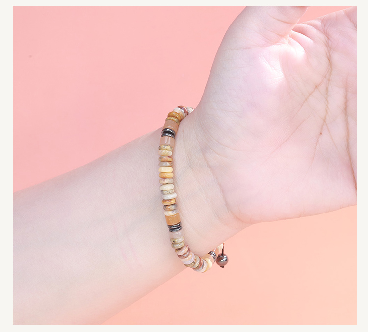 Natural Stone Adjustable Bracelet – Cylinder