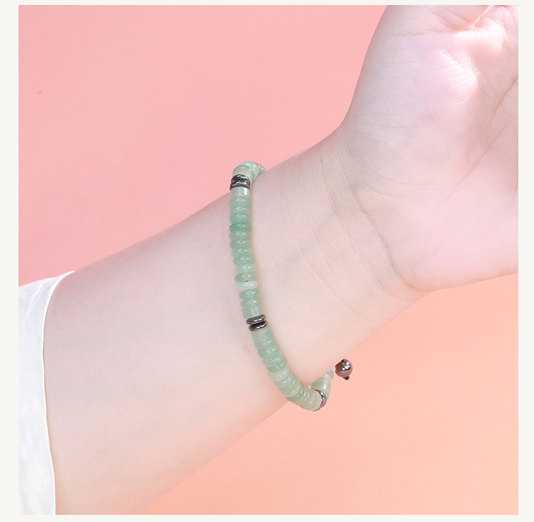 Natural Stone Adjustable Bracelet – Cylinder
