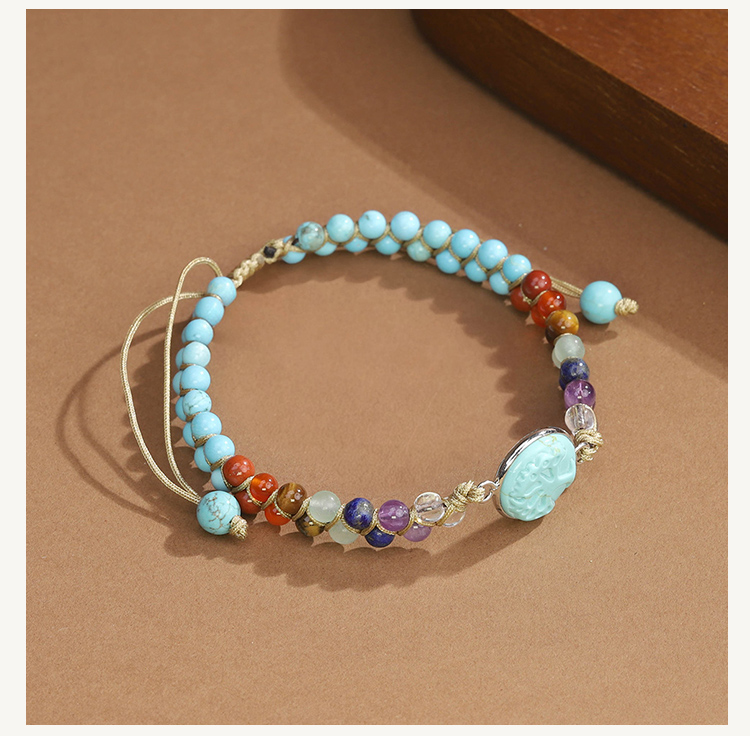 Tree of Life Double-Strand Natural Stone Bracelet – 7 Chakra Gemstone Beads with Adjustable Braided Cord (Aventurine, Rose Quartz, Amethyst, Turquoise, Obsidian, Tiger Eye) Tree of Life Double-Strand Natural Stone Bracelet – 7 Chakra Gemstone Beads with Adjustable Braided Cord (Aventurine, Rose Quartz, Amethyst, Turquoise, Obsidian, Tiger Eye)