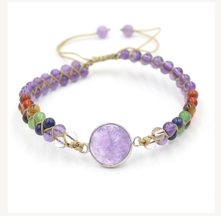 Tree of Life Double-Strand Natural Stone Bracelet – 7 Chakra Gemstone Beads with Adjustable Braided Cord (Aventurine, Rose Quartz, Amethyst, Turquoise, Obsidian, Tiger Eye) Tree of Life Double-Strand Natural Stone Bracelet – 7 Chakra Gemstone Beads with Adjustable Braided Cord (Aventurine, Rose Quartz, Amethyst, Turquoise, Obsidian, Tiger Eye)