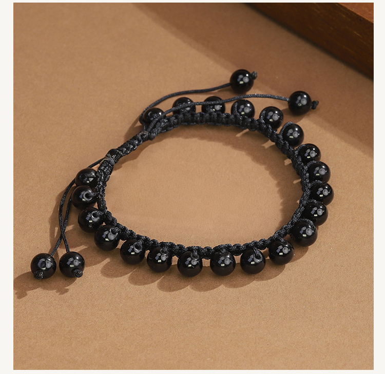 6mm Natural Stone Bead Bracelet – Tiger Eye, Aventurine, Rose Quartz, Multi-Color, Obsidian – Adjustable Cord Jewelry 6mm Natural Stone Bead Bracelet – Tiger Eye, Aventurine, Rose Quartz, Multi-Color, Obsidian – Adjustable Cord Jewelry