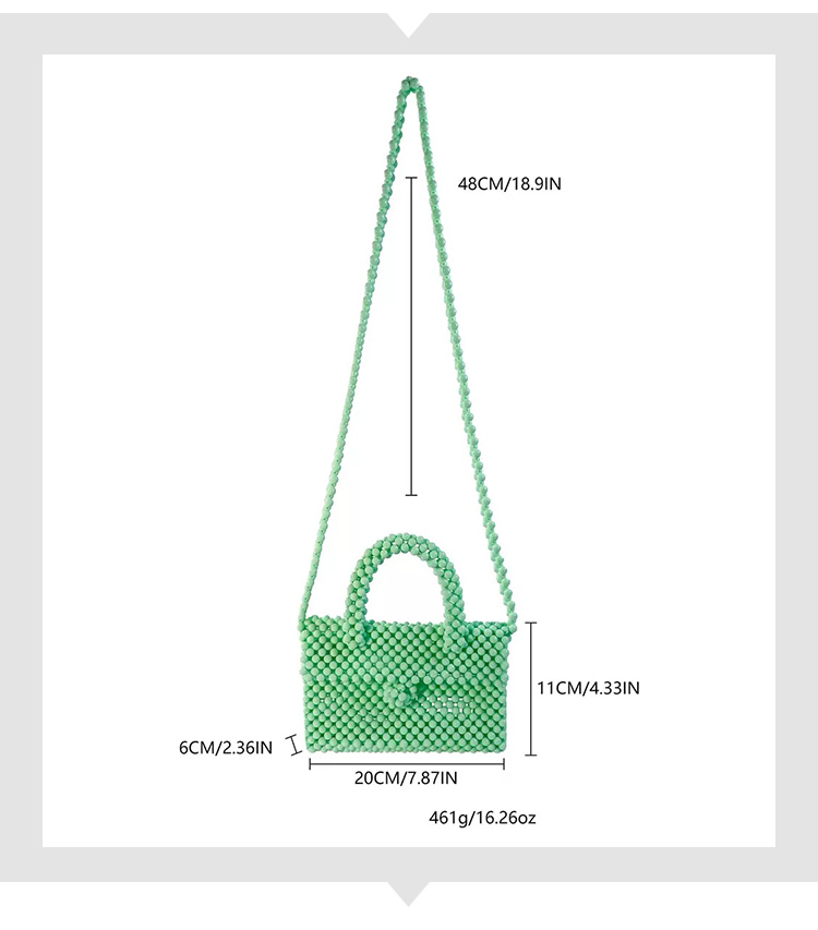 Beaded Top Handle Beaded Top Handle