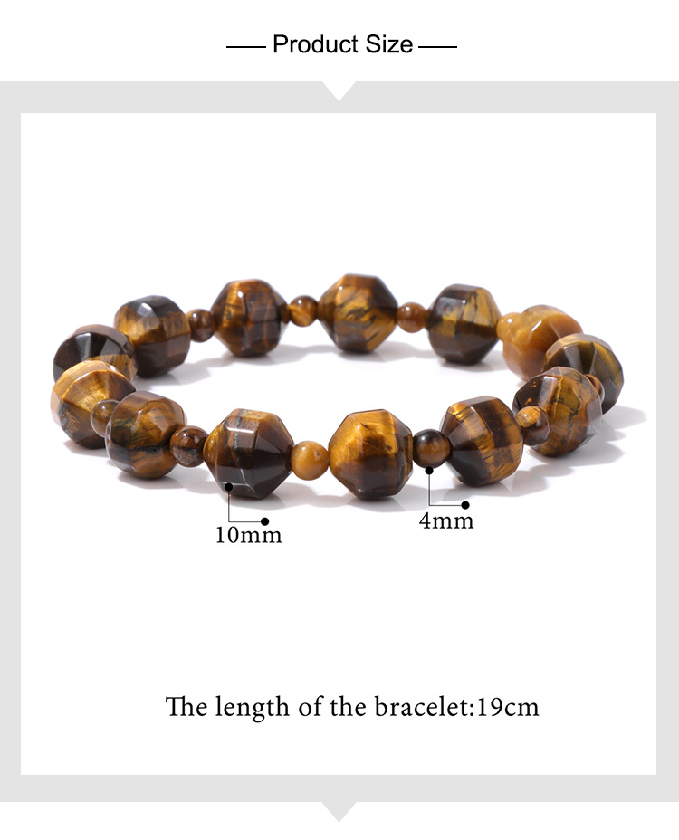 Yellow Tiger Eye Stretch Bracelet Collection Yellow Tiger Eye Stretch Bracelet Collection