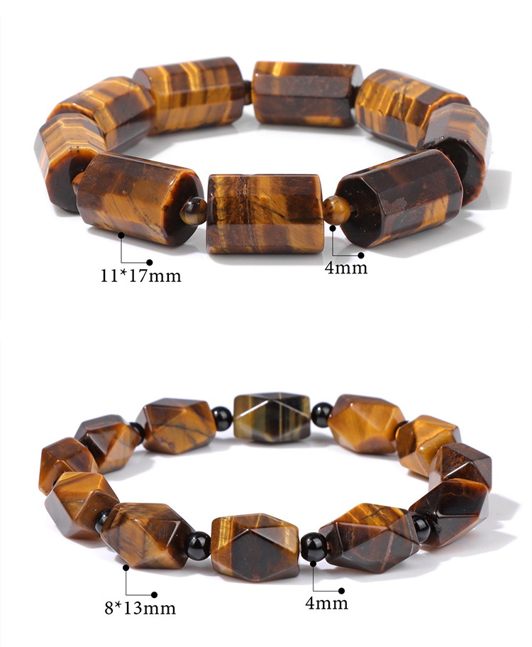 Yellow Tiger Eye Stretch Bracelet Collection Yellow Tiger Eye Stretch Bracelet Collection