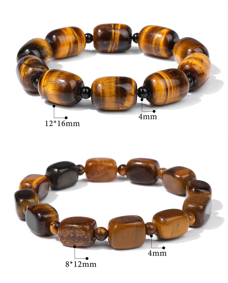 Yellow Tiger Eye Stretch Bracelet Collection Yellow Tiger Eye Stretch Bracelet Collection