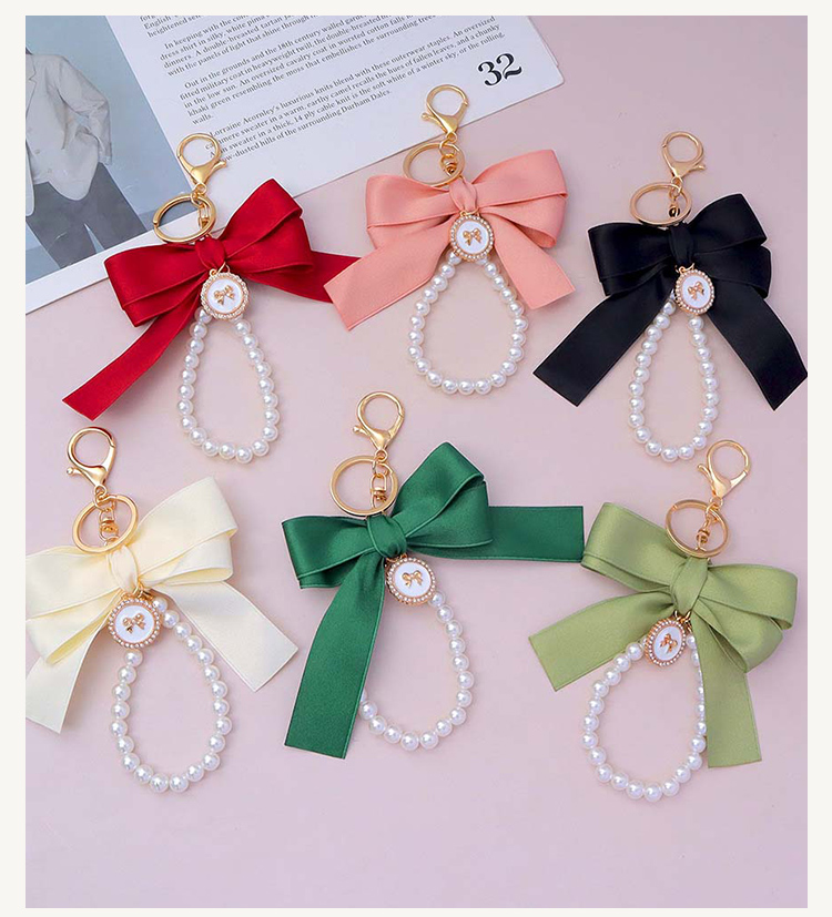 Custom Ribbon Bow Phone Charm