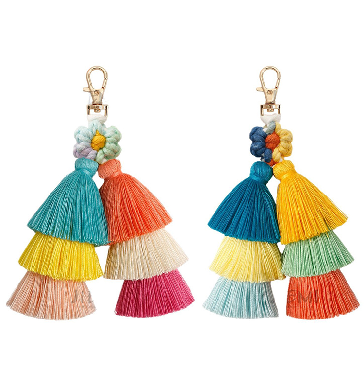 Cotton Tassel Bag Charm Cotton Tassel Bag Charm