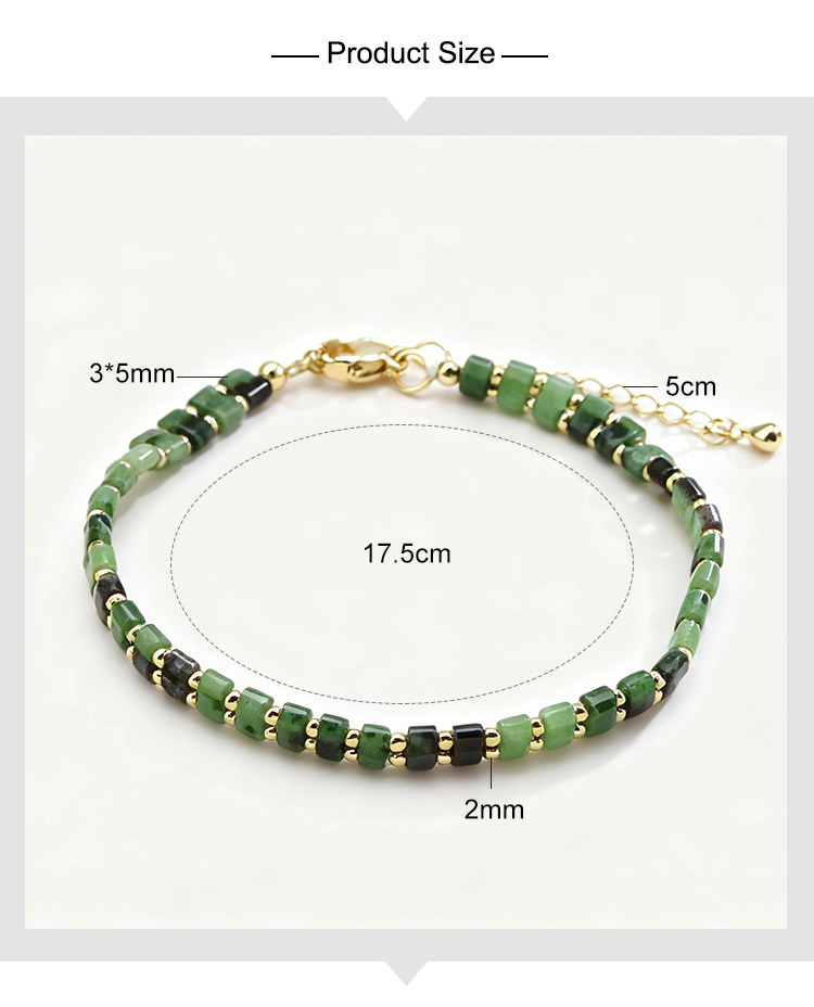 Natural Stone Minimalist Beaded Bracelet Natural Stone Minimalist Beaded Bracelet