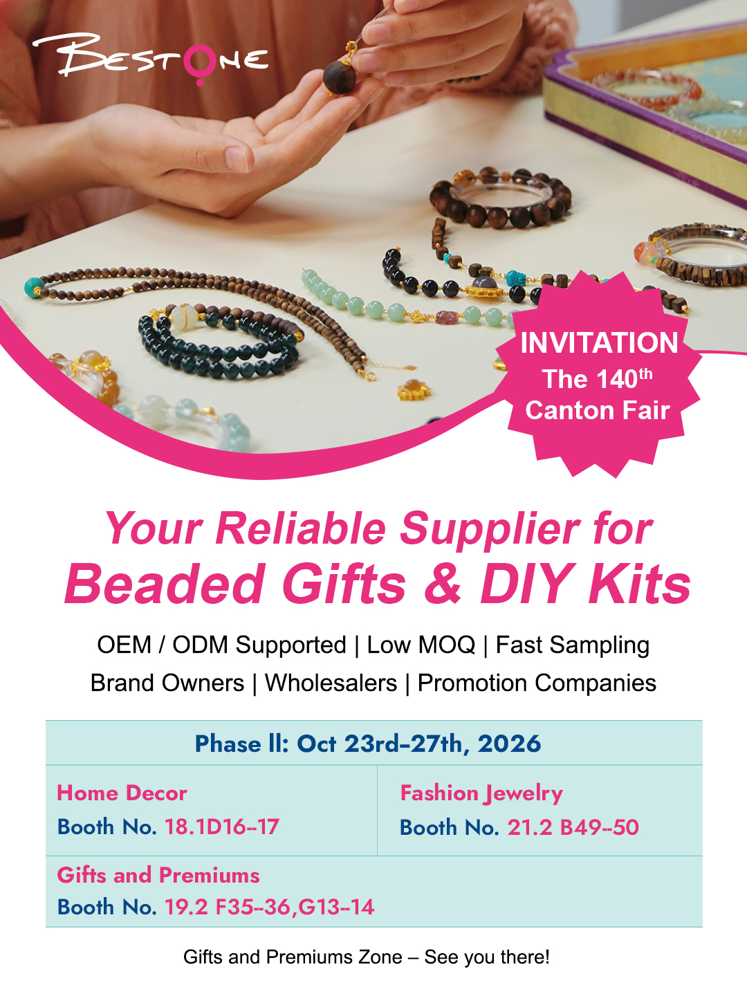 Bestone to Showcase Diverse Product Collections at the 140th Canton Fair Phase II