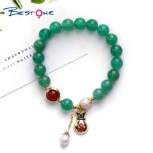 Hot Sale Natural Green Aventurine Gemstone Jewelry Handmade Custom Bracelet for Women Hot Sale Natural Green Aventurine Gemstone Jewelry Handmade Custom Bracelet for Women