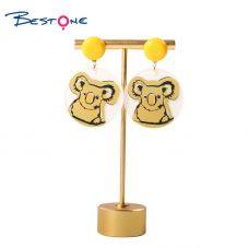 Wholesale Animals Earring 3D Print Acetic Acid Material 3D Printing Acrylic Earrings