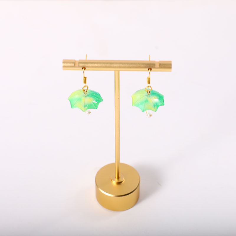 Fashion Acetic Acid Material Mini Umbrella Earring Resin Drop Earrings for Women