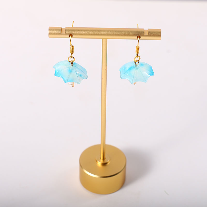 Fashion Acetic Acid Material Mini Umbrella Earring Resin Drop Earrings for Women