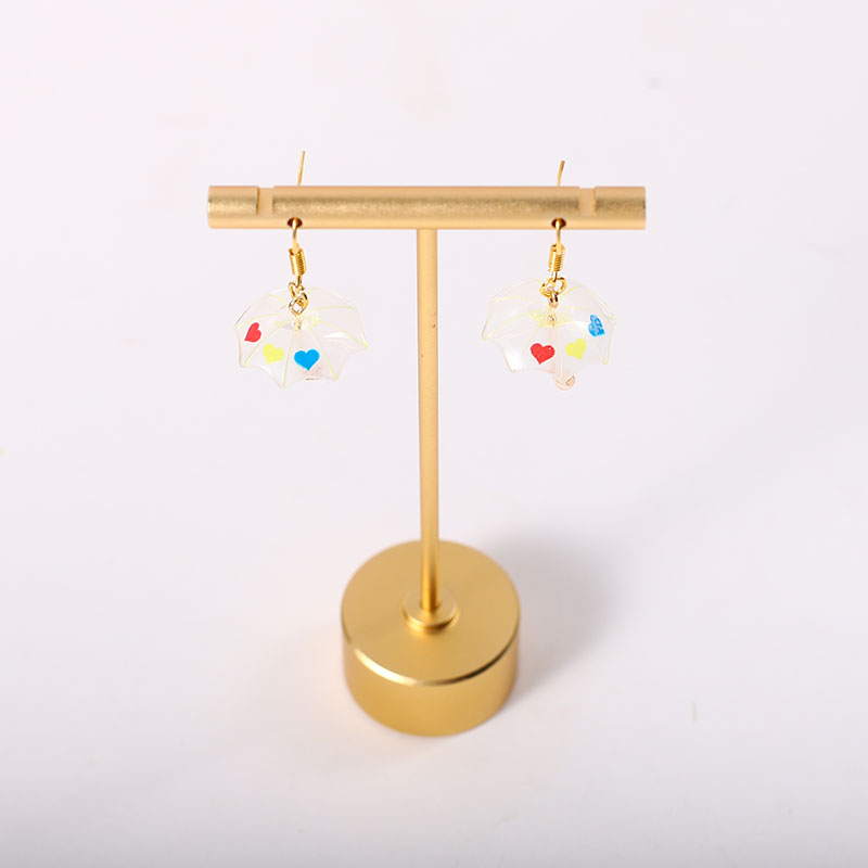 Fashion Acetic Acid Material Mini Umbrella Earring Resin Drop Earrings for Women