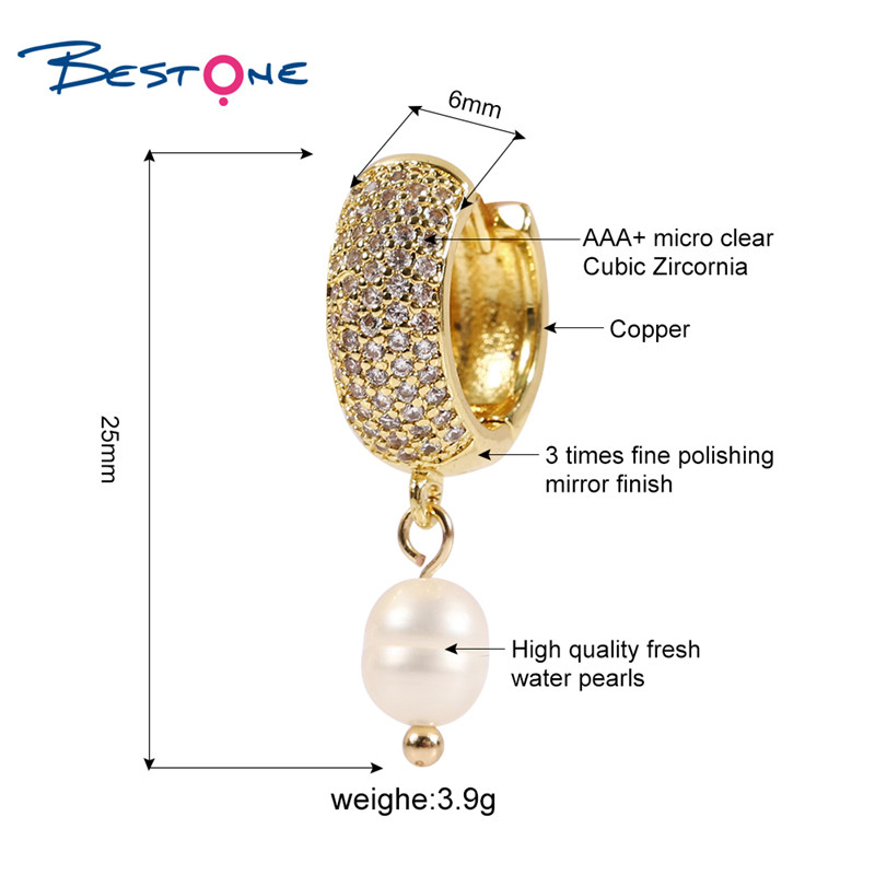 Natural Freshwater Baroque Pearl Earrings 2021 Dangle Simple Fashion Gold Plated Earrings Jewelry for Women