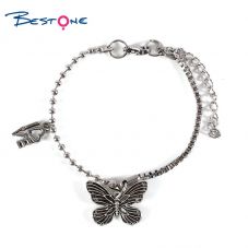 High Quality 304 Stainless Steel Chain HipHop Charms Bracelet Bangles