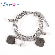 High Quality 304 Stainless Steel Chain HipHop Life Tree Charms Bracelet