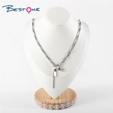 Manufacture 304 Stainless Steel Chain Letter Charms Necklace