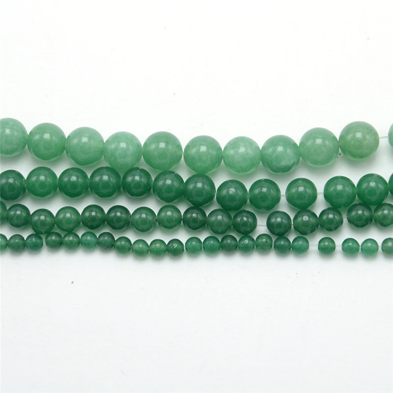 4mm 6mm 8mm 10mm Natural Green Aventurine Round Beads made in china