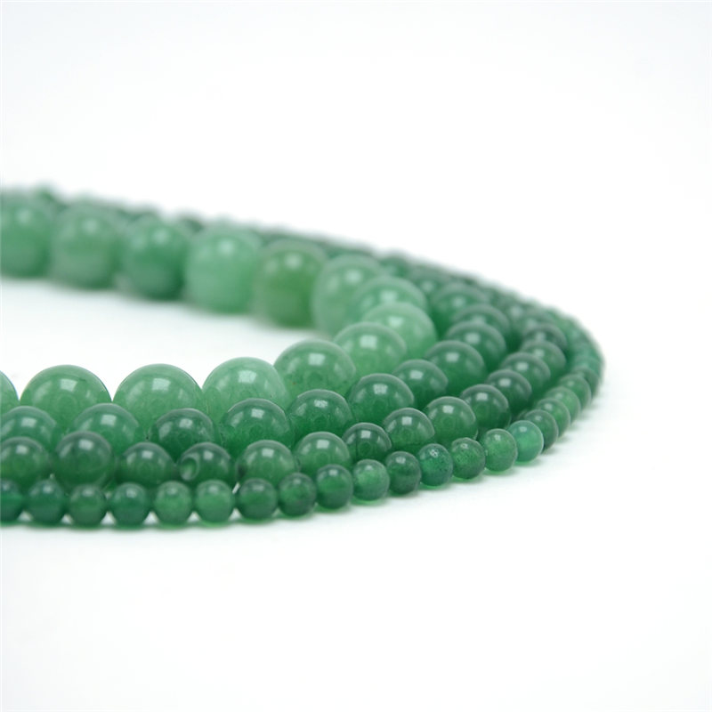 4mm 6mm 8mm 10mm Natural Green Aventurine Round Beads made in china
