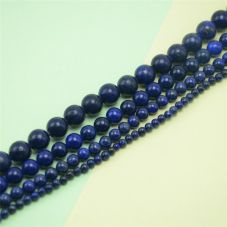 Hot Sell 4/6/8/10mm Lapis Round Natural Stone Beads for DIY Jewelry Making made in china