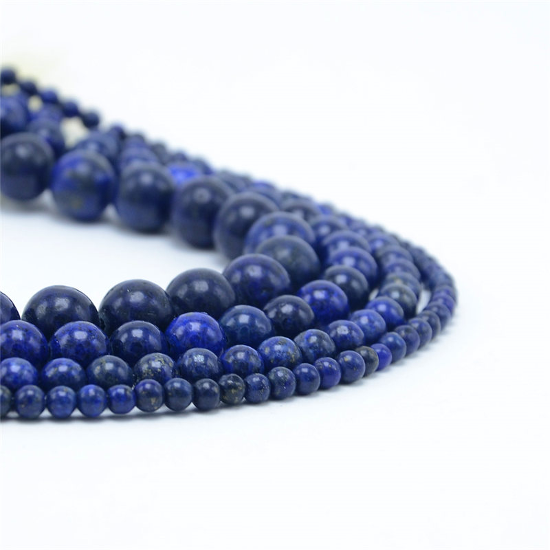 Hot Sell 4/6/8/10mm Lapis Round Natural Stone Beads for DIY Jewelry Making made in china