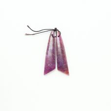 New Competitive Lepidolite Gem Pendant for DIY Jewelry Gemstone Necklace Making