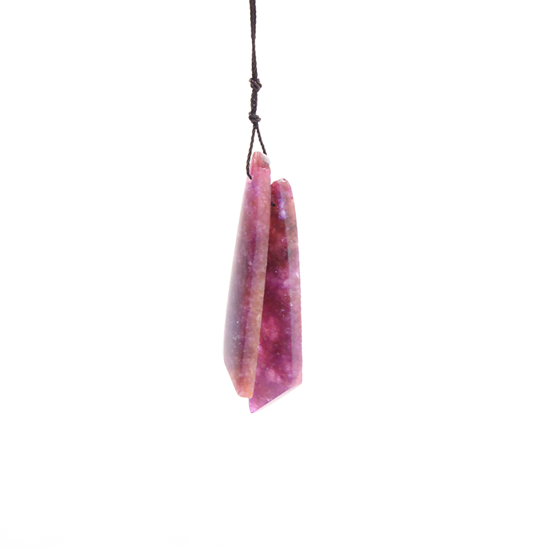New Competitive Lepidolite Gem Pendant for DIY Jewelry Gemstone Necklace Making