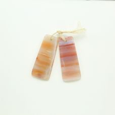 Wholesale Striped Agate Gem Pendant for DIY Jewelry Gemstone Necklace Making