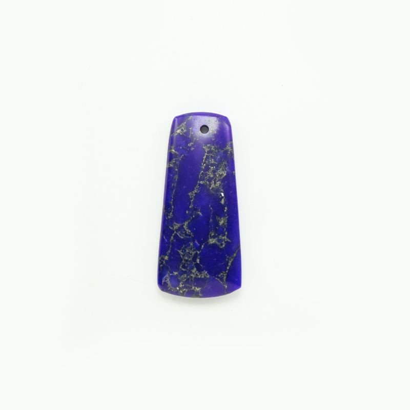 Nugget Lapis Gem Pendant for DIY Jewelry Gemstone Necklace Making