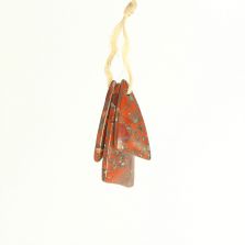 Red Jasper Gem Pendant for DIY Jewelry Gemstone Necklace Making