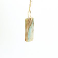 Amazonite Gem Pendant for DIY Jewelry Gemstone Necklace Making