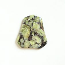 Composite Peridot Gem Pendant for DIY Jewelry Gemstone Necklace Making