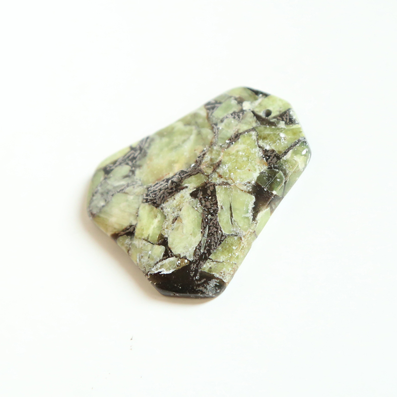 Composite Peridot Gem Pendant for DIY Jewelry Gemstone Necklace Making