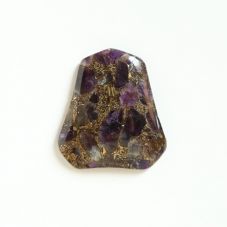 Composite Amethyst Gem Pendant for DIY Jewelry Gemstone Necklace Making