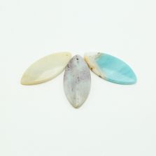 Natural Amazonite Gem Pendant for DIY Jewelry Gemstone Necklace Making