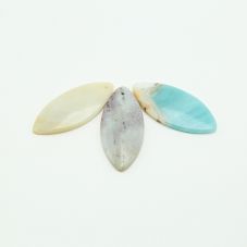 Natural Amazonite Gem Pendant for DIY Jewelry Gemstone Necklace Making