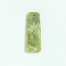 Hot Sell Peridot Gem Pendant Trapezoid for DIY Jewelry Gemstone Necklace Making